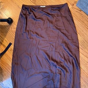 Abercrombie & Fitch Red Midi Pencil Skirt for Work